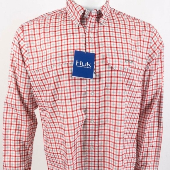 Huk Performance Tide Point Woven Plaid Checked - Picture 6 of 6